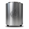 Shisha Turbine Neo Brushed Stainless Steel - Silver (Free Coal)
