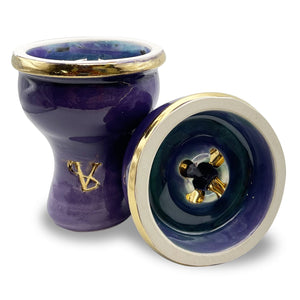 Savacco 14ct Shisha Bowl - Purple Gold